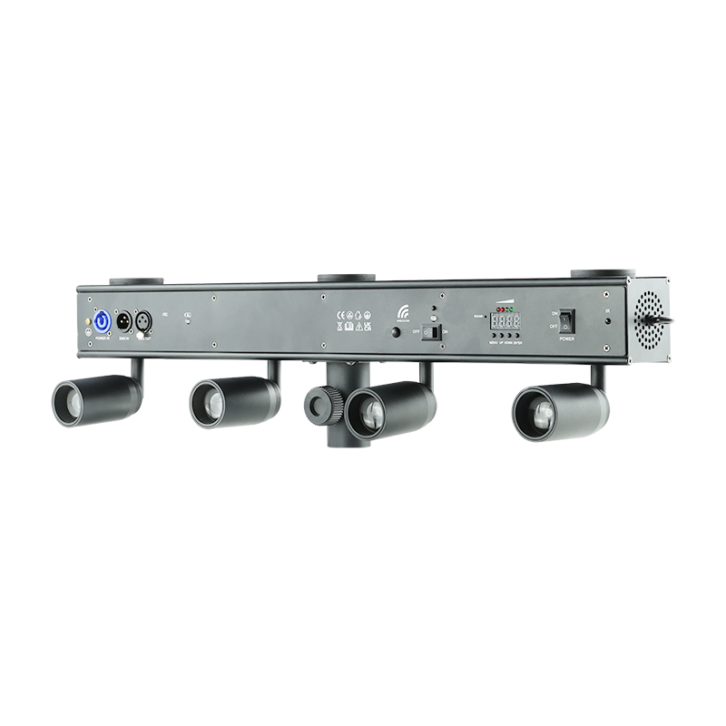 Magnetic Battery 4x10W LED Bar Manual Zoom