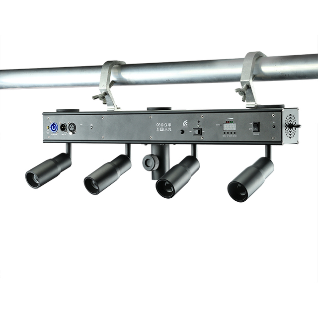 Magnetic Battery 4x10W LED Bar Manual Zoom