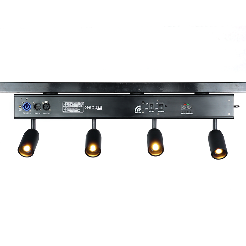 Battery 4*10W LED Bar Zoom