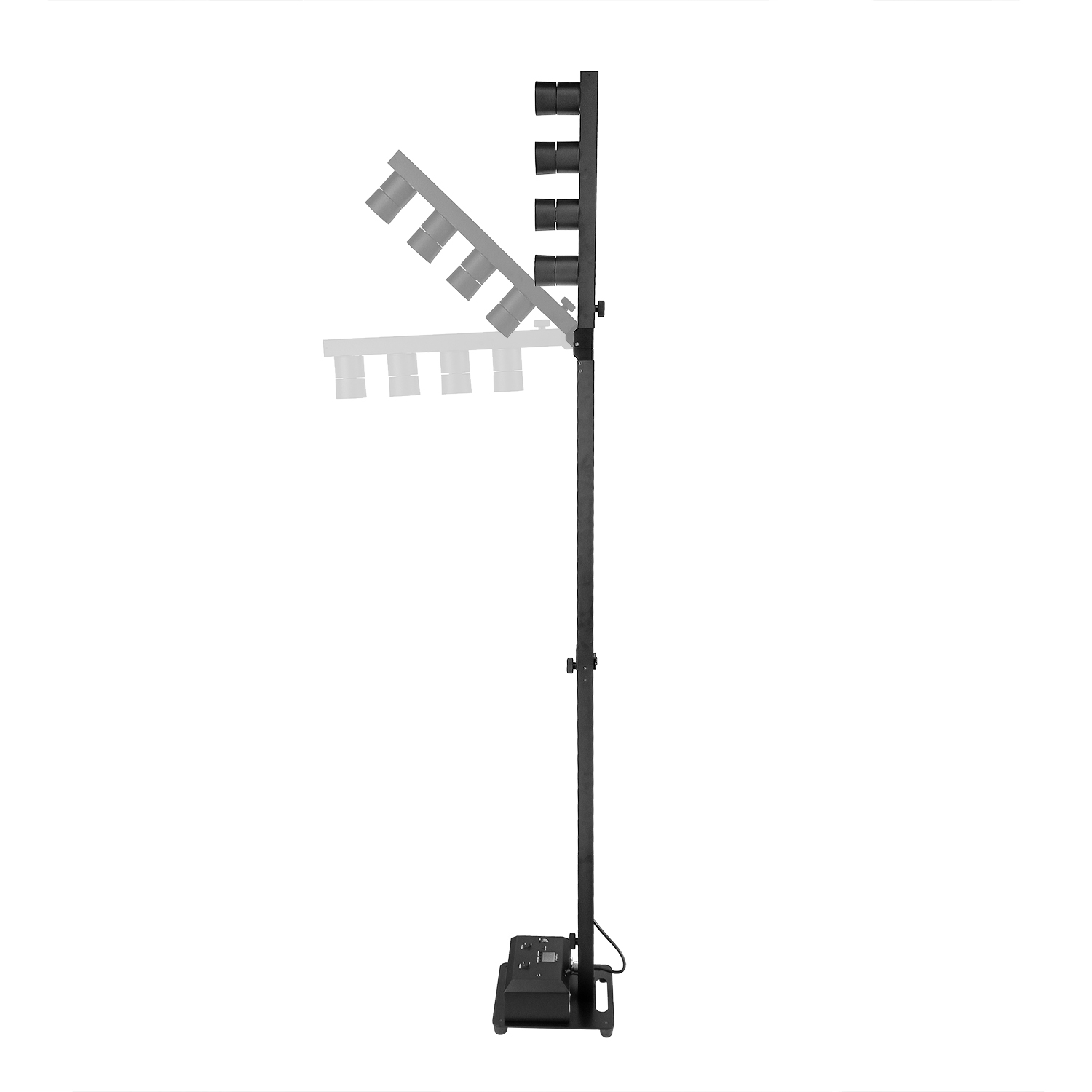 4x10w Warm Whte Battery Buffet Table Mast Light