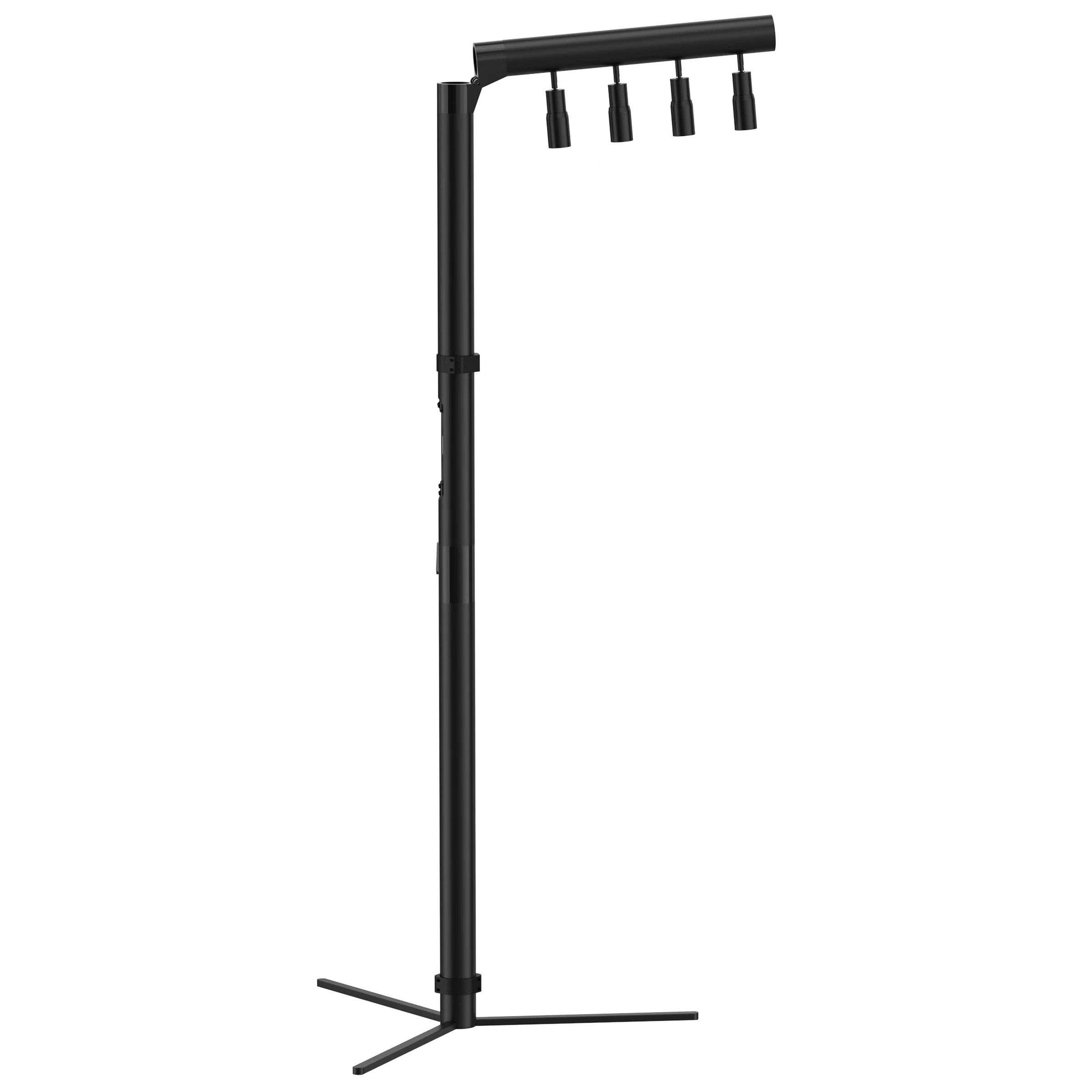 IP Portable Rechargeable LED Pole Light with DMX, Wireless, and WiFi Control